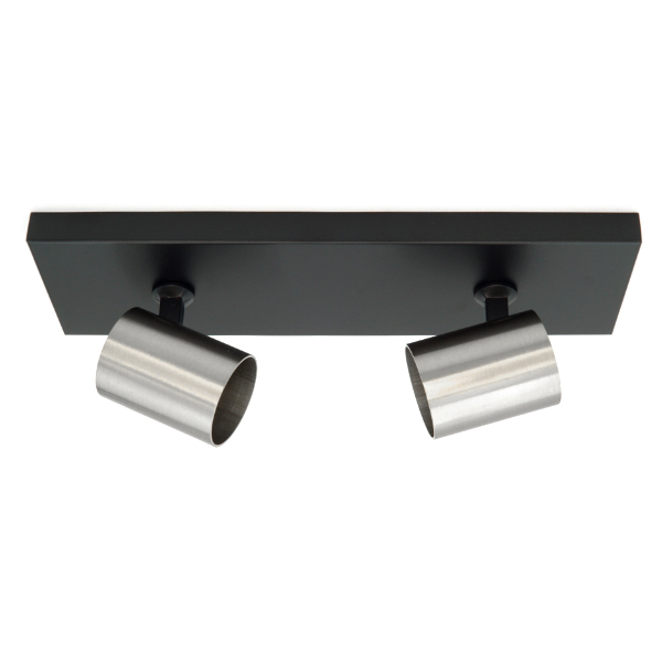 Aplique de Cielo y Muro Silver 2xGU10 – Diseño Moderno IP20