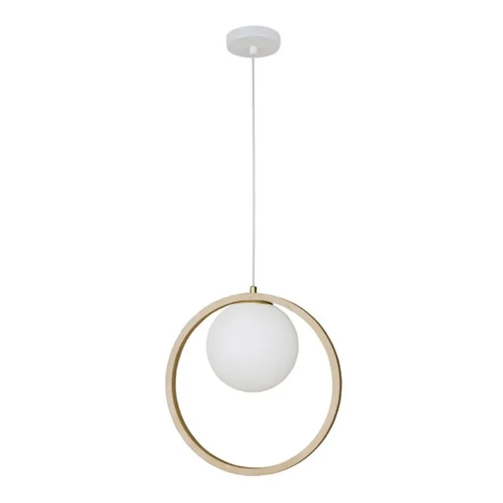 lampara colgante eckley vidrio blanco interior diseño moderno techo
