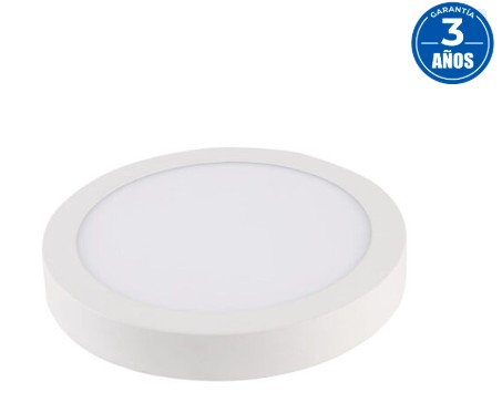 Panel LED Redondo Sobrepuesto 24W Pro