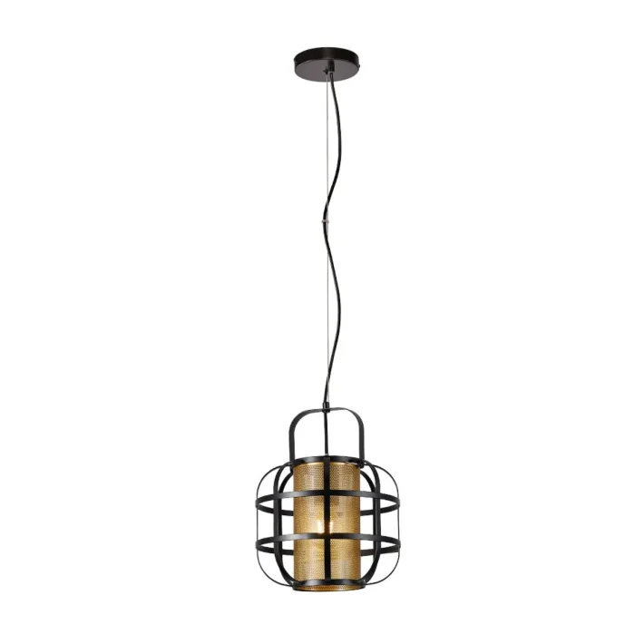 lampara colgante cadiz cafe 1 luz e27 metal interior diseño moderno techo campana cafe certificacion SEC