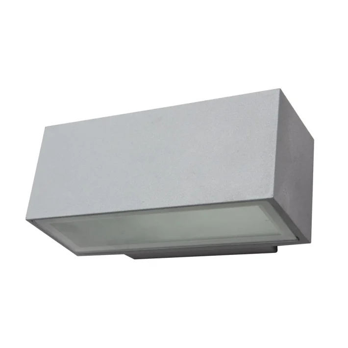 aplique muro exterior bidireccional gris E27 IP65 iluminacion aluminio