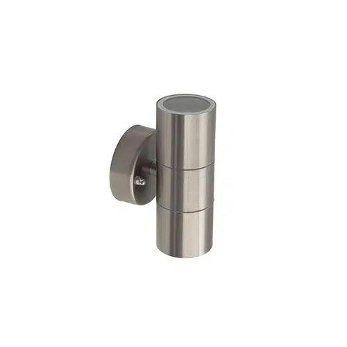 aplique de muro bidireccional acero inoxidable 2xGU10 exterior IP54