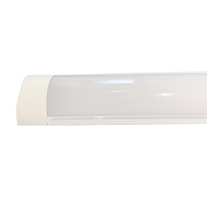 luminaria tipo canoa led eco 18w 60 cm blanca para cielo iluminacion oficina comercio