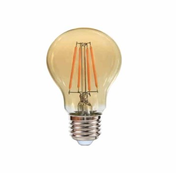 Ampolleta LED Filamento A60 6W Ilumitech – 600 Lúmenes y Estética Vintage