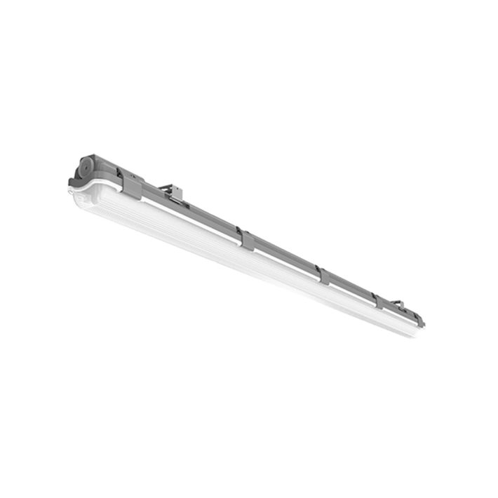 estanco policarbonato para 1 tubo led t8 120 cms hermetico ip65 exterior industrial cielo muro